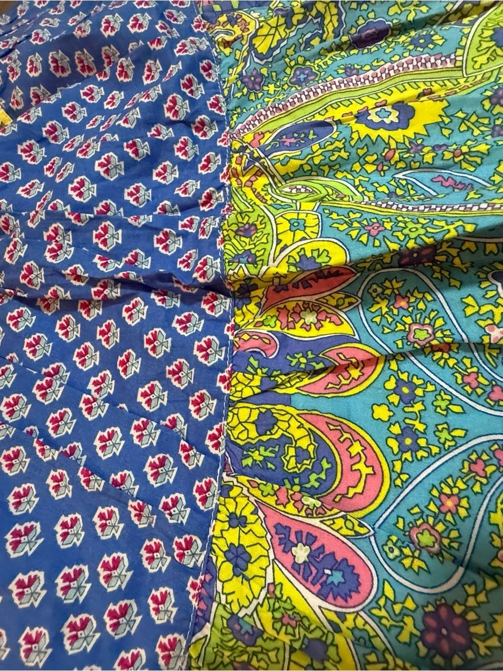 Ralph Lauren Girls’ Patchwork Floral & Paisley Cotton Skirt - Size 10 NWT